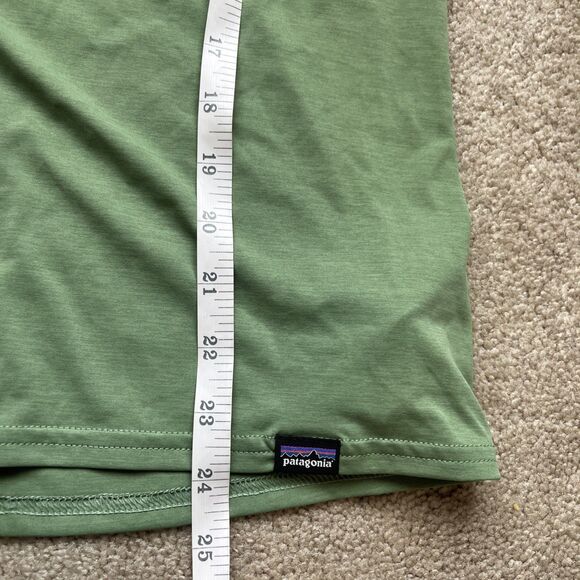 Patagonia Capilene Cool Daily Shirt Womens Small Green Stretch Beach Outdoors - Picture 6 of 7
